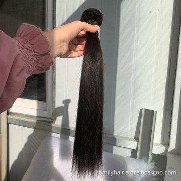 Raw Indian Virgin Hair Bone Straight Human Hair Products Manufacturer Best Wholesale Hair Bundles Vendor Supplier